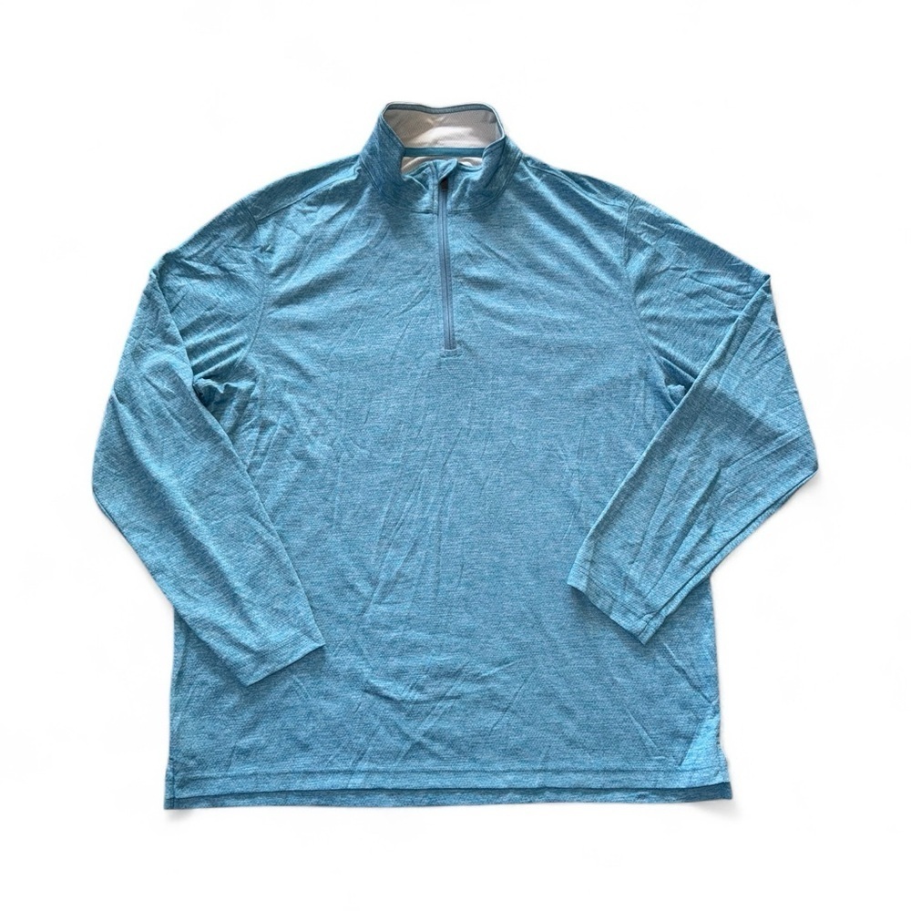 Duluth Trading Activewear 1/4 Zip Long Sleeve Lightweight Shirt Men Large